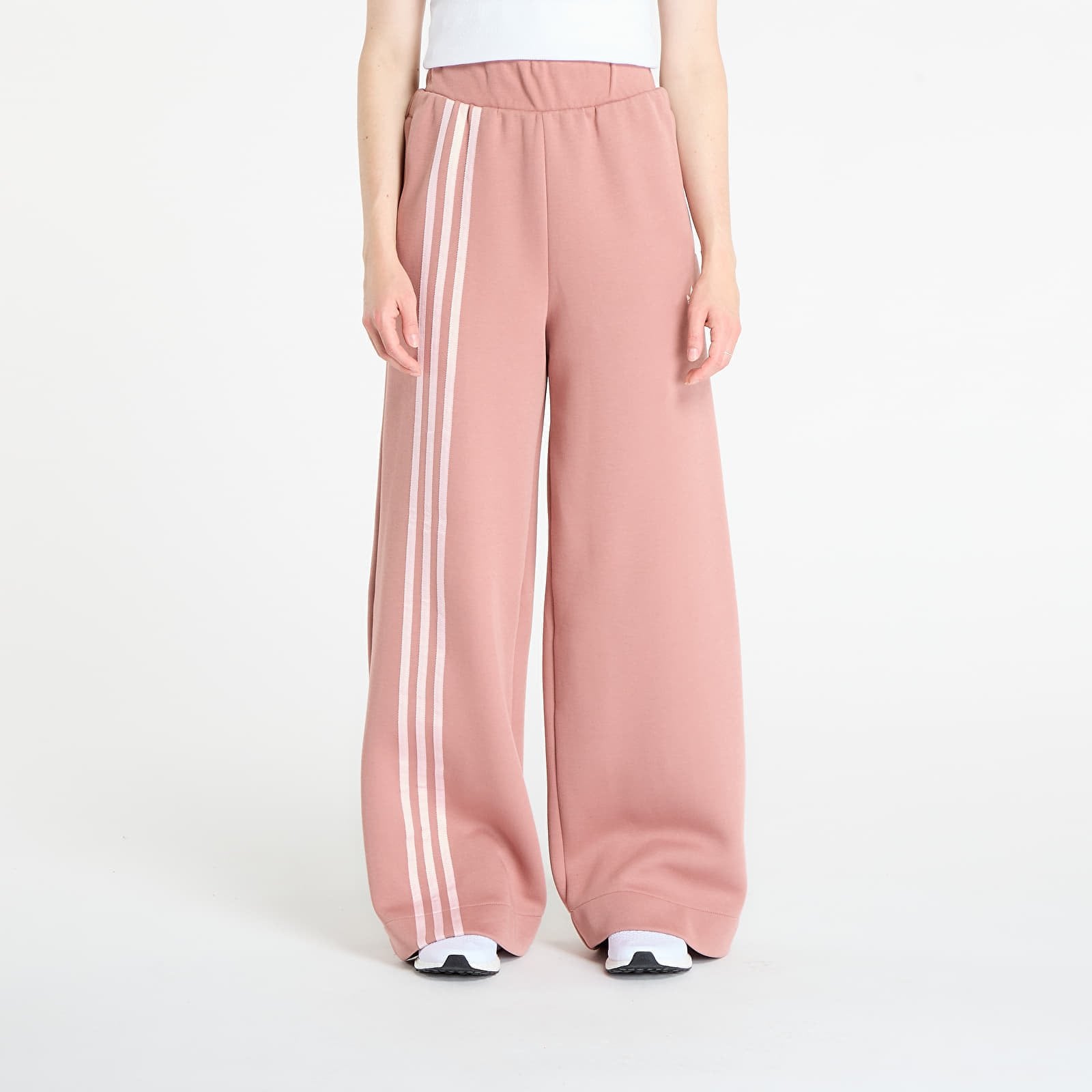 Byxor adidas Off Placed 3-Stripes Wide Pant Warm Clay L