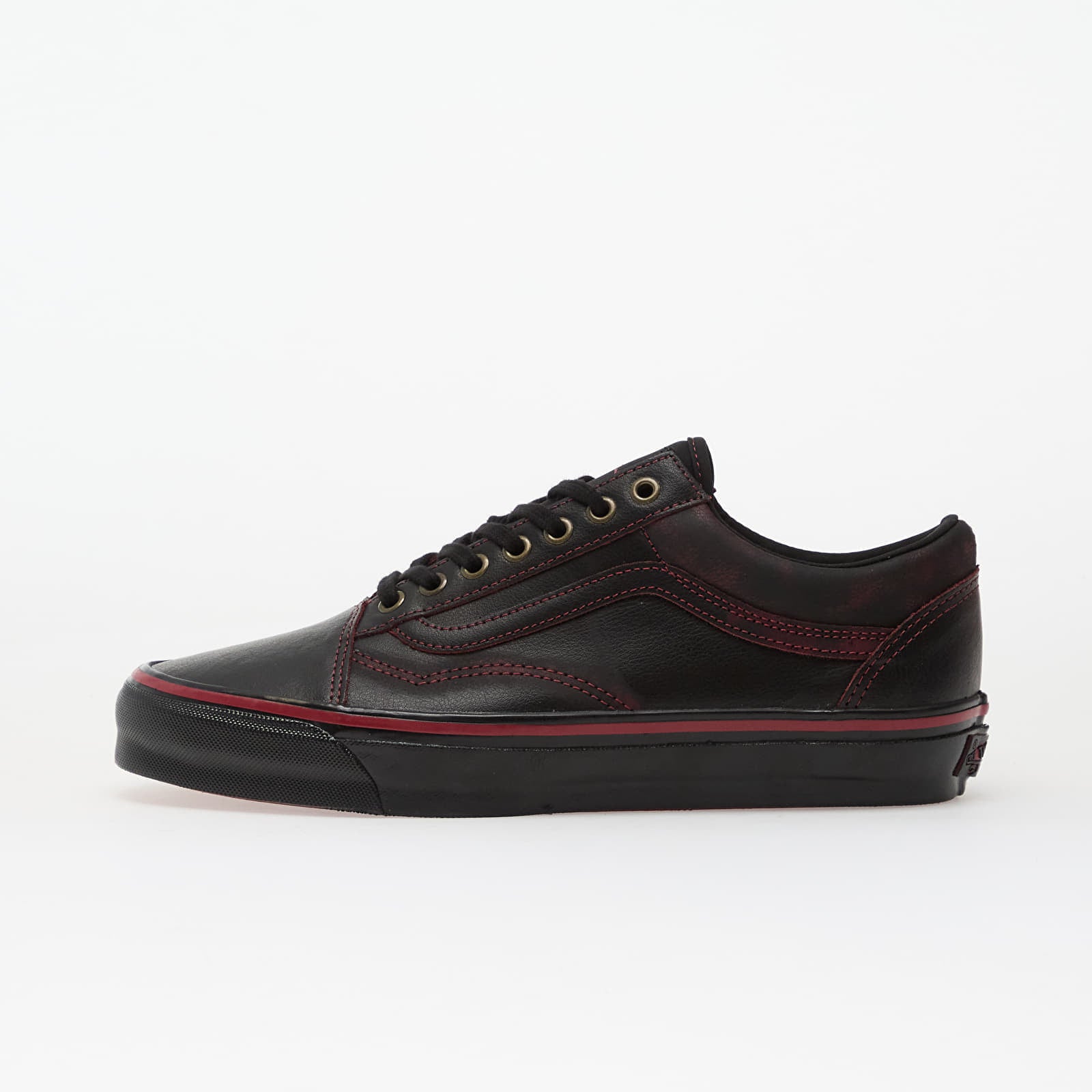 Sneakers Vans LX Old Skool Leather Dark Red- Black EUR 44.5
