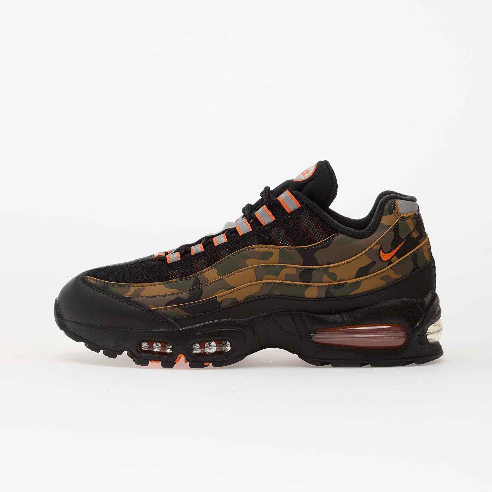 Sneakers Nike Air Max 95 Qs Black- Safety Orange-Metallic Silver EUR 44.5
