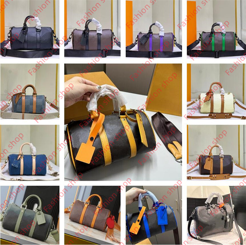 Designer Pillow bag Keep all Ban dou liere 25 handbag Speedys Trunk Boston tote women men high quality Shoulder crossbody bags Clutch wallet Hobo pu