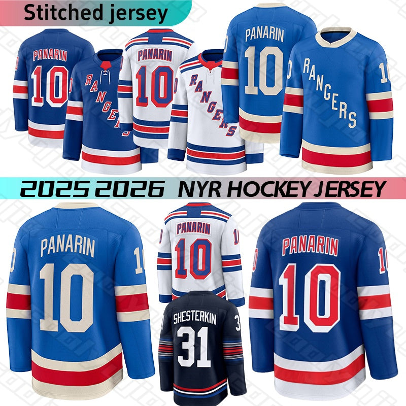 NYR New YorkS hockey jersey 93 Ziibanejad Artemi Fox Panarin RangersS Jersey Adam Shesterkin Chris Kreider Vincent Trocheck Alexis Lafreniere 2025 h
