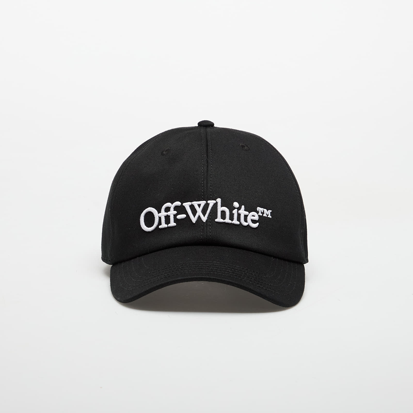 Hette Off-White Drill Bookish Baseball Cap Black- White Universal