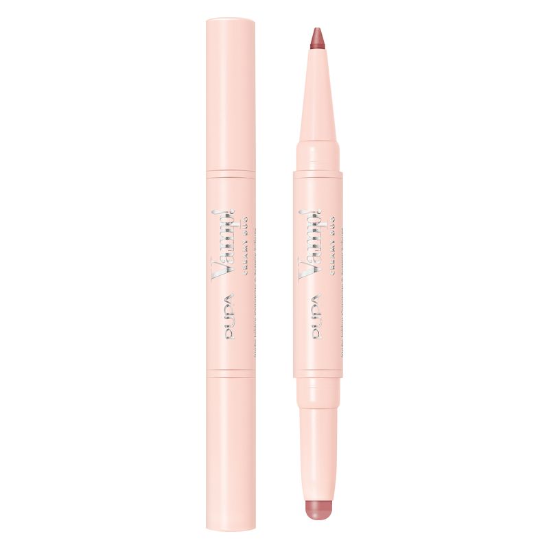 Pupa Vamp! Cremiges Duo – Contouring Lip Pencil & Shiny Lipstick 017 – Timeless Rose