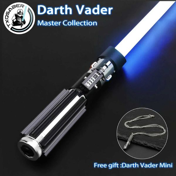 TXQSABER Darth Vader Neo Pixel Lightsaber Power Heavy Duel Motion Control Smooth Swinging Lightsaber Unlimited Color Changes W241218