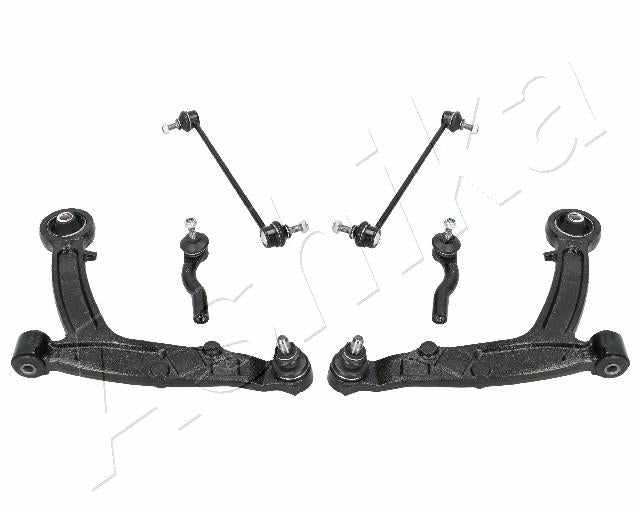 Control-Trailing Arm Kit, wheel suspension ASHIKA 158-00-0201