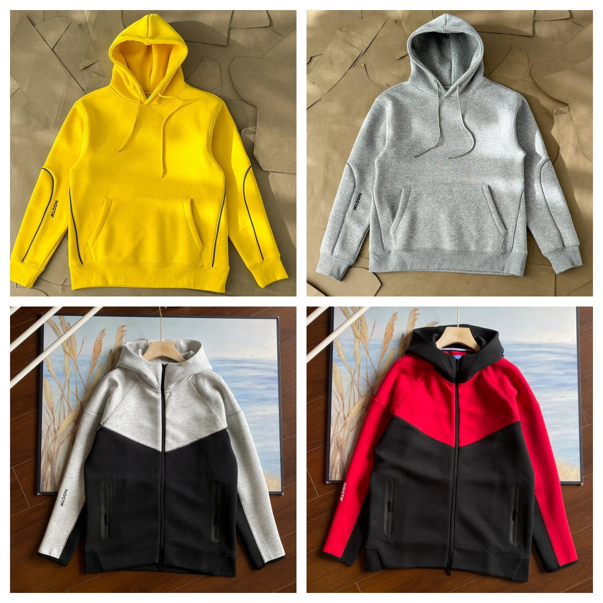 Men Hoodies NOCTA Tracksuits Puover Thick Tech Fleece Sweatshirts Sport Jacket Pants Set 2 Piece Men Women Joggers Sweatshirts Pants Running Outerwe