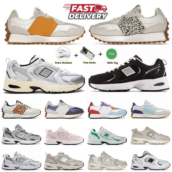 Athletic Sneakers Running Shoes Mens Women Sea Salt Leopard Black White Gum Grey Matter Harbor Grey Silver Navy Outdoor Trainers Platform Ch