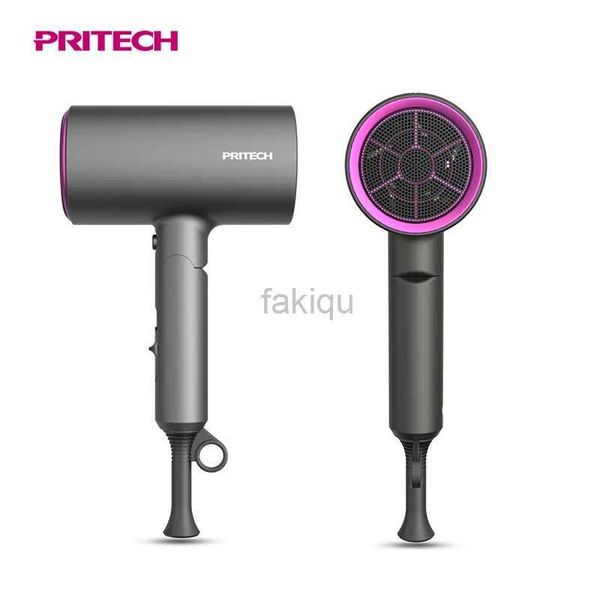 Hair Dryers Pritech Leafless Negative Ion Household Dormitory Silent 220v New 1000W High-power Professional Hair Dryer 240401