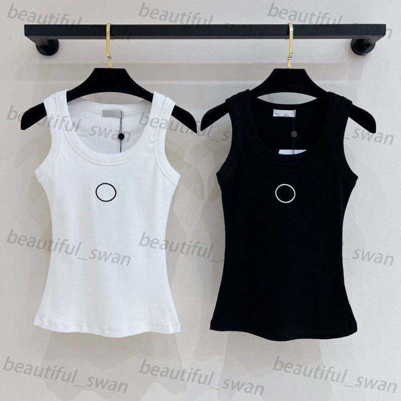 Women Tanks Camis cotton-blend tank tops C letters Designer Skirts Yoga Suit Dress bra Vest Ladies solid Vintage T Shirt Femme