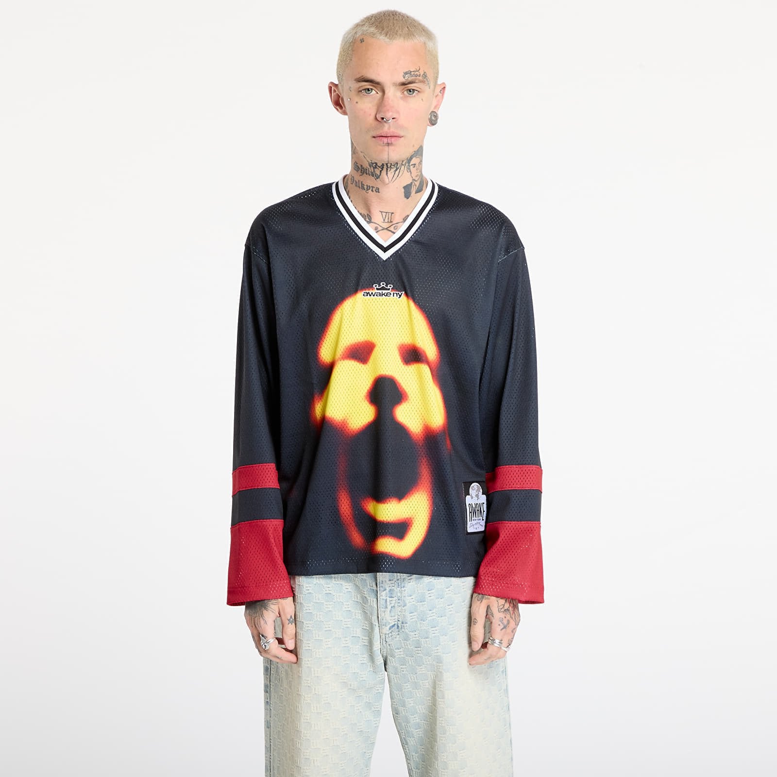 Jersey Awake NY Hockey Jersey Black L