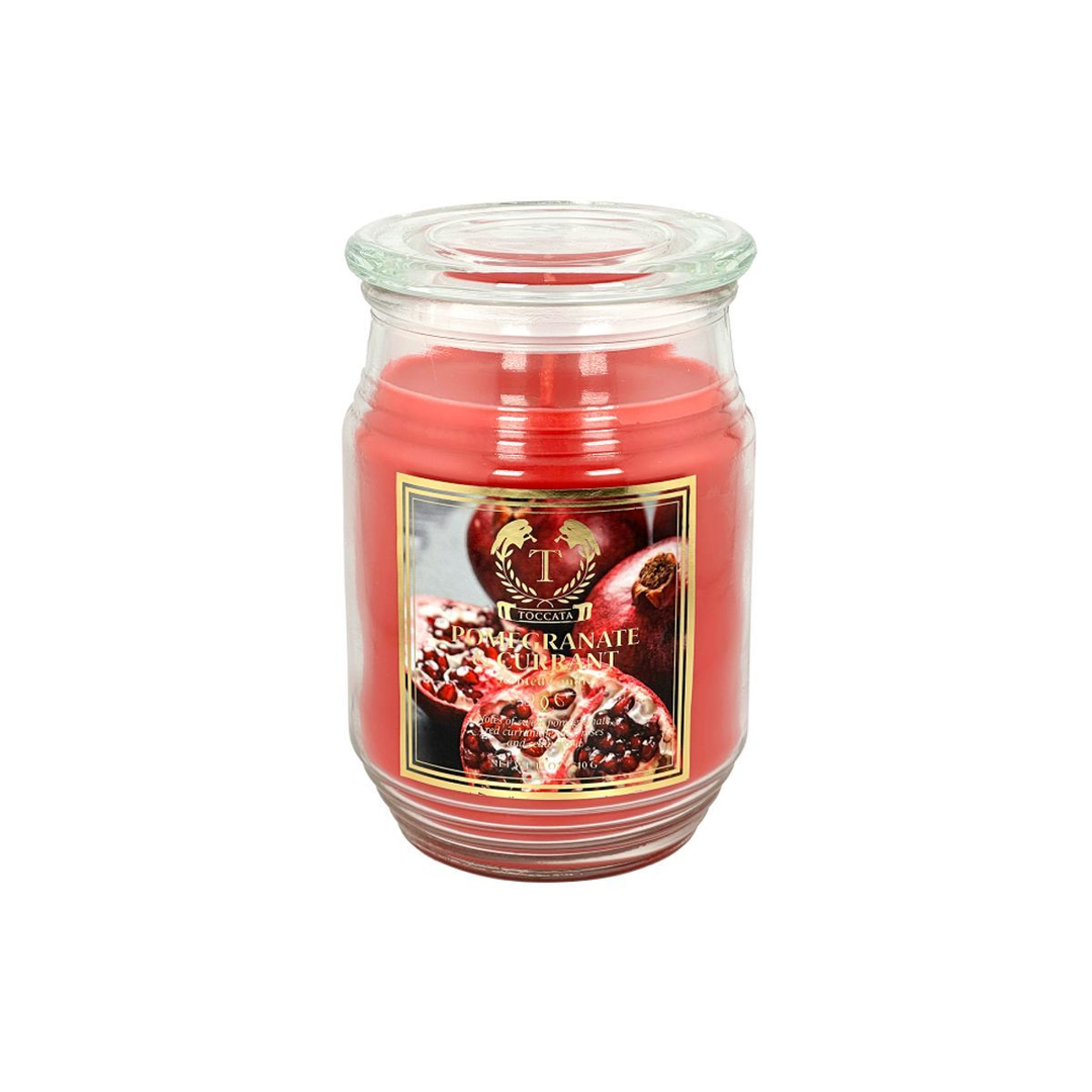 Toccata™ Aroma Scented Candles, 18 oz. (1 or 8-Pack) - Pomegranate & Currant