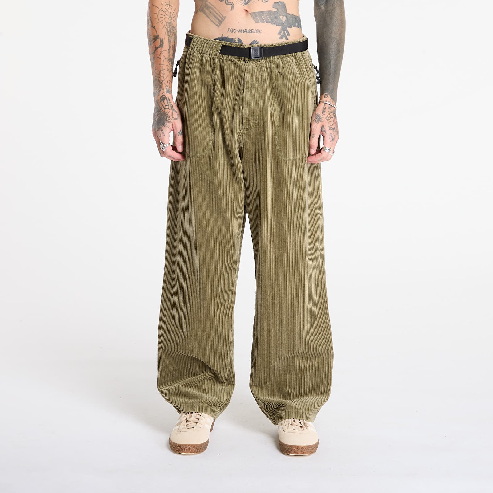 Housut adidas Equipment Corduroy Pant Focus Olive XL