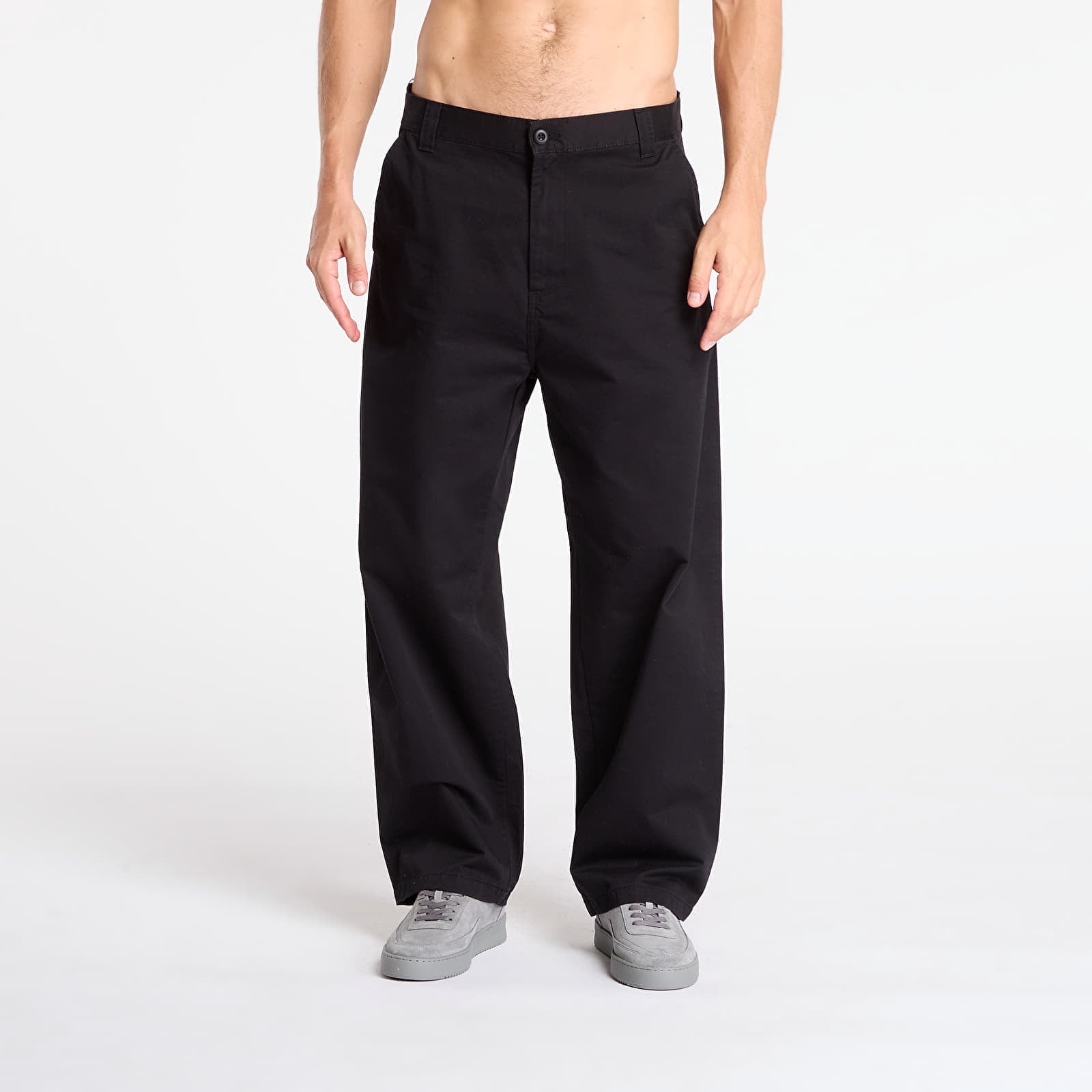 Bukser Carhartt WIP Brady Pant Black Stone Washed S