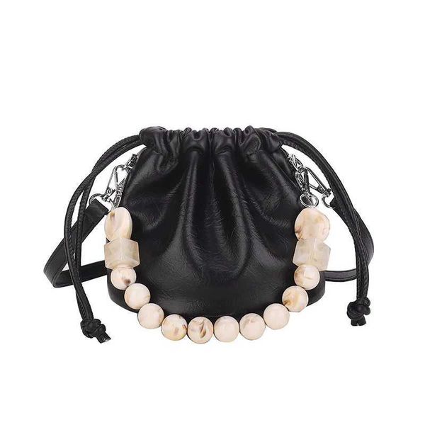 2018 New PU Leather Bucket Bag Soft Solid Color Folded Handle Bag Fashionable Design Casual Fashion HandbagX240803