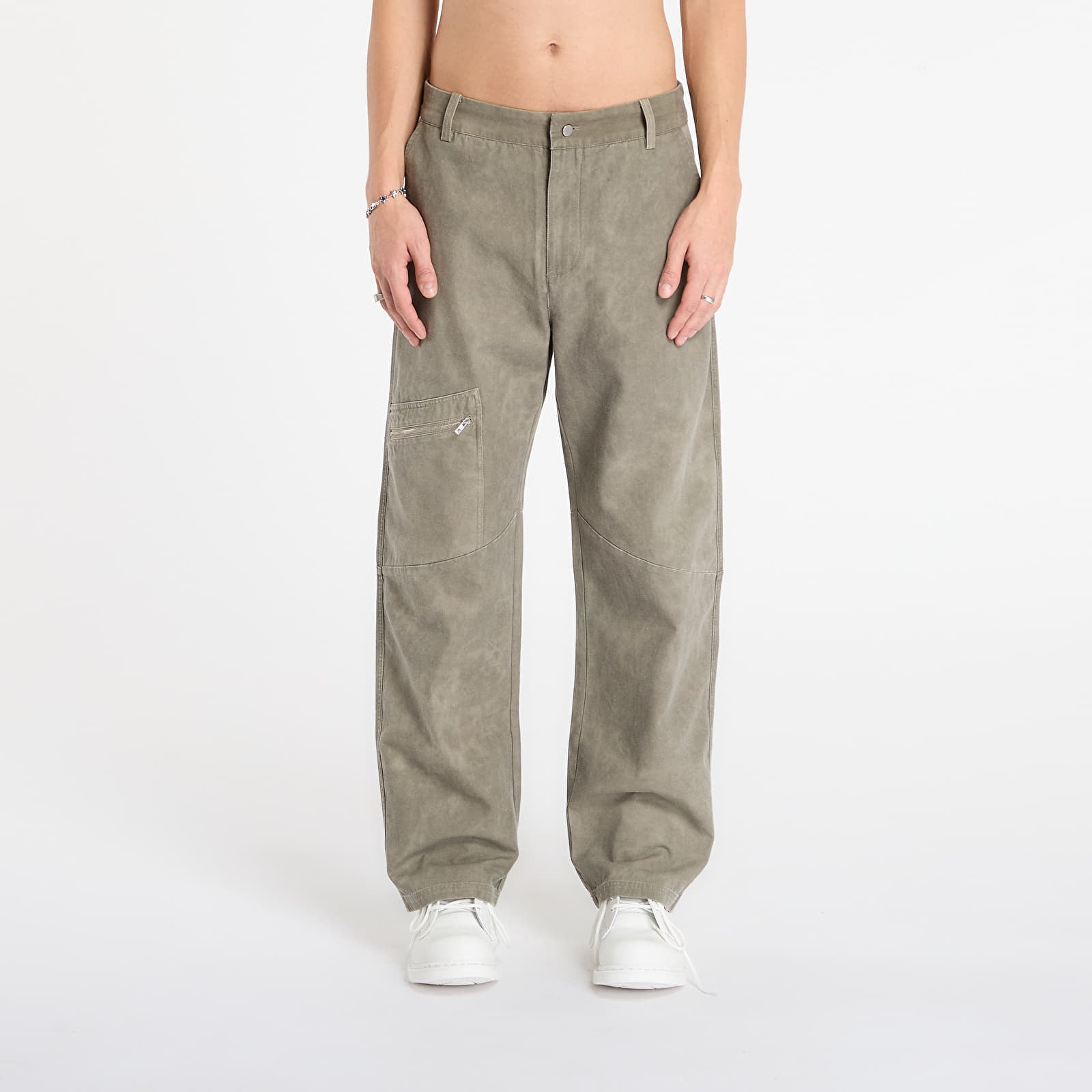 Housut REPRESENT Workwear Pant (Cotton) Dark Olive S