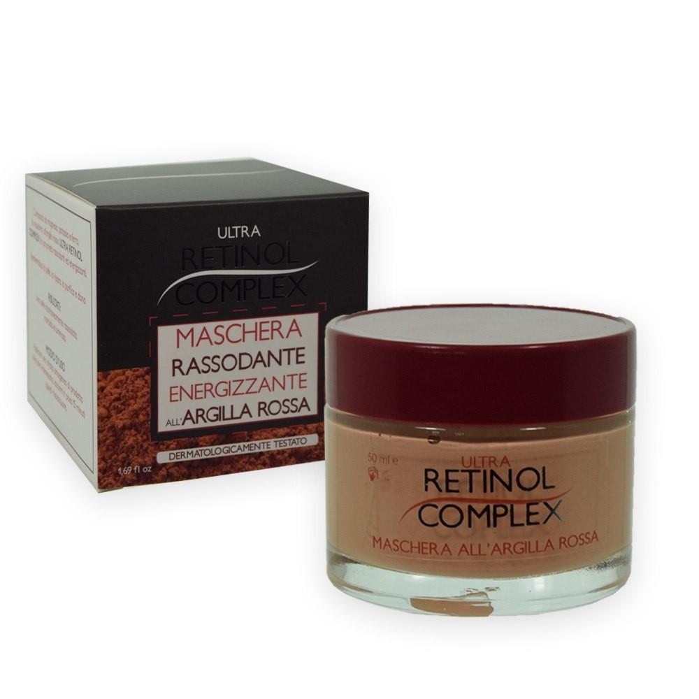 Retinol complex red clay energizing firming face mask 50 ml