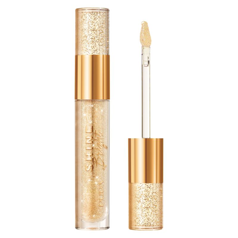 Pupa Shine Bright Jelly Lipgloss 001 - Sternenlicht Gold