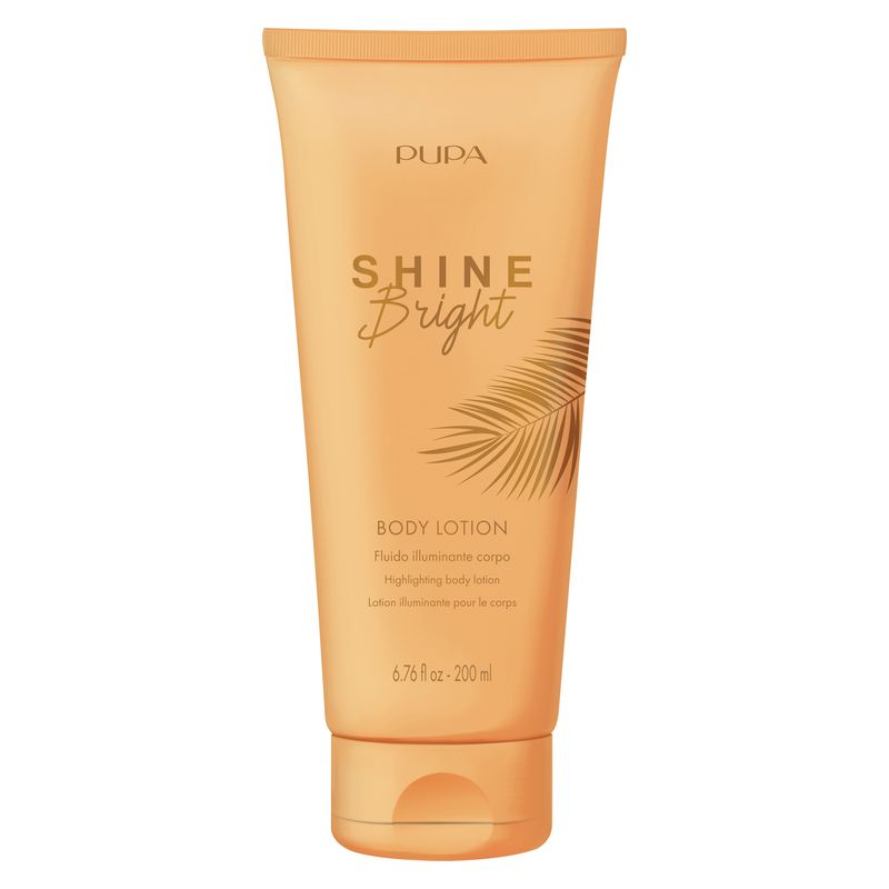 Pupa Brilliant Body Lotion - Rozświetlający płyn do ciała 001 - Golden Light (200 ml)