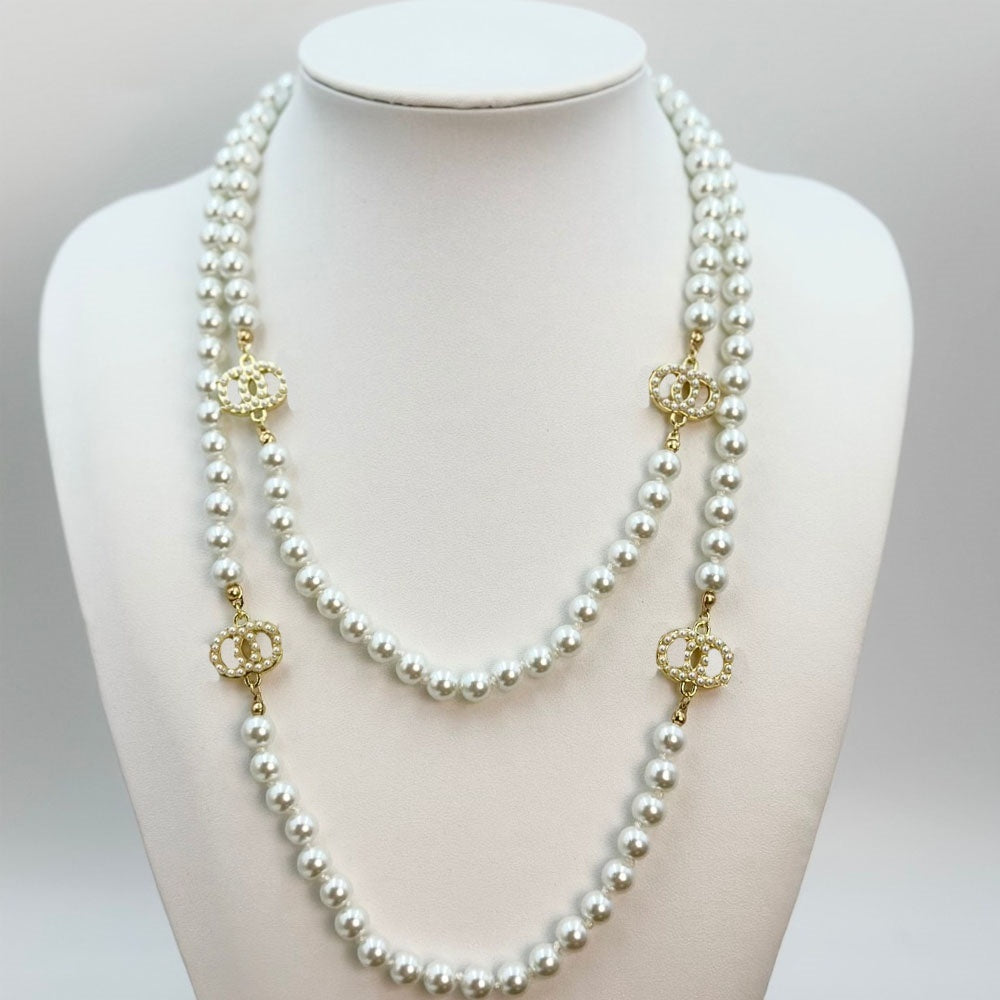 Designer necklace Pearl Necklaces Designer Jewelry Brand Necklaces Choker Fashion Women Wedding Jewelry Love Gifts 20 Style