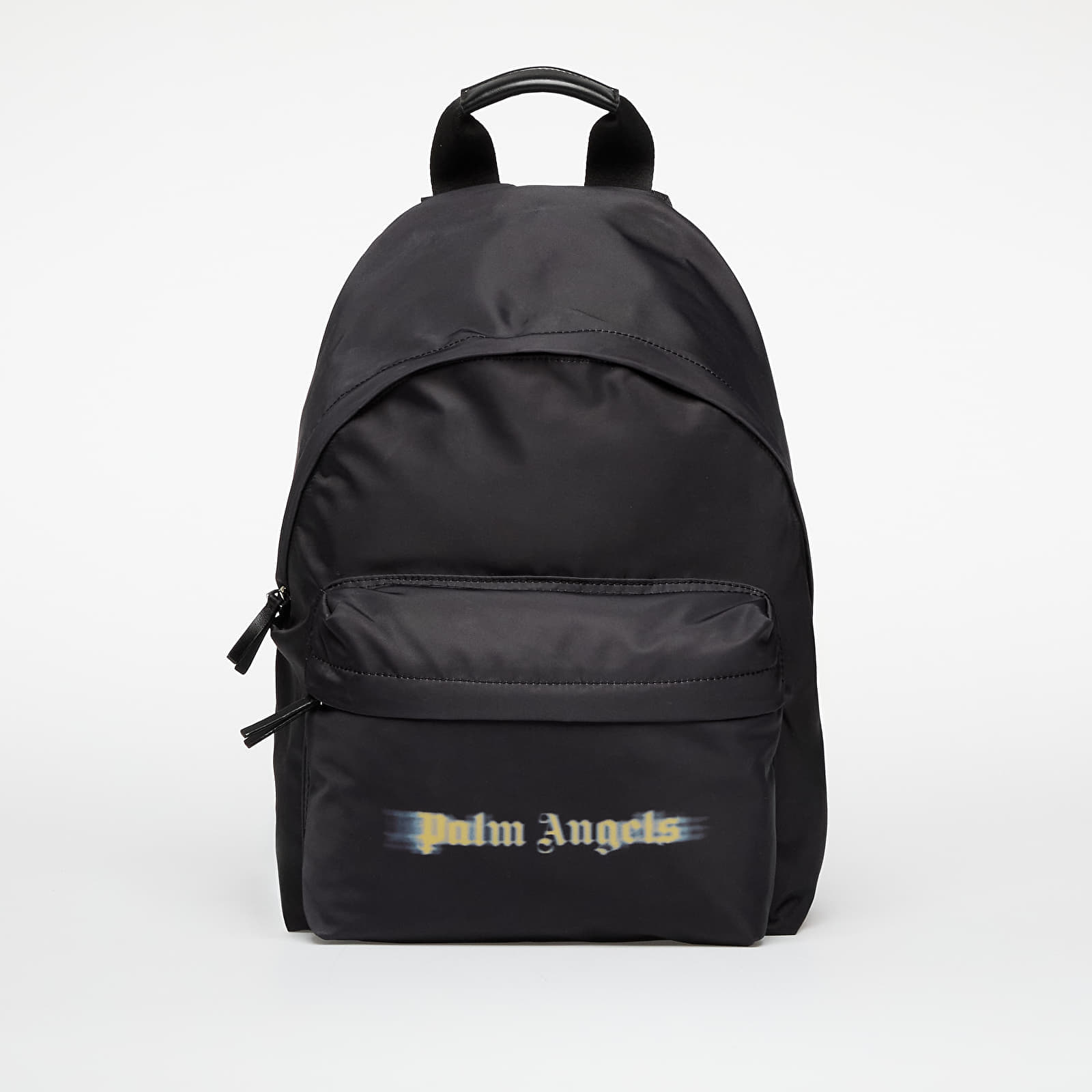 Reppu Palm Angels Kids Blurred Logo Big Backpack Black- Ocher Yellow Universal