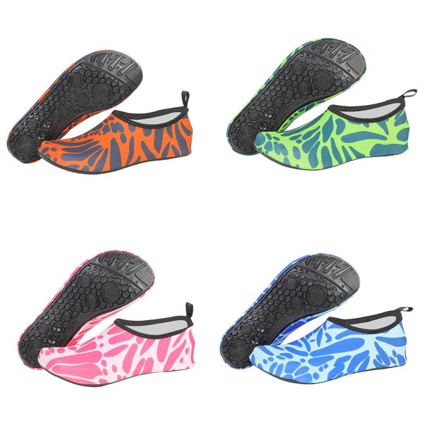 Men women Water Beach swimming socks trainers Orange blue green pink 95 95s Multi prints Anti slip fitness Yoga Dance surf Diving Underwater