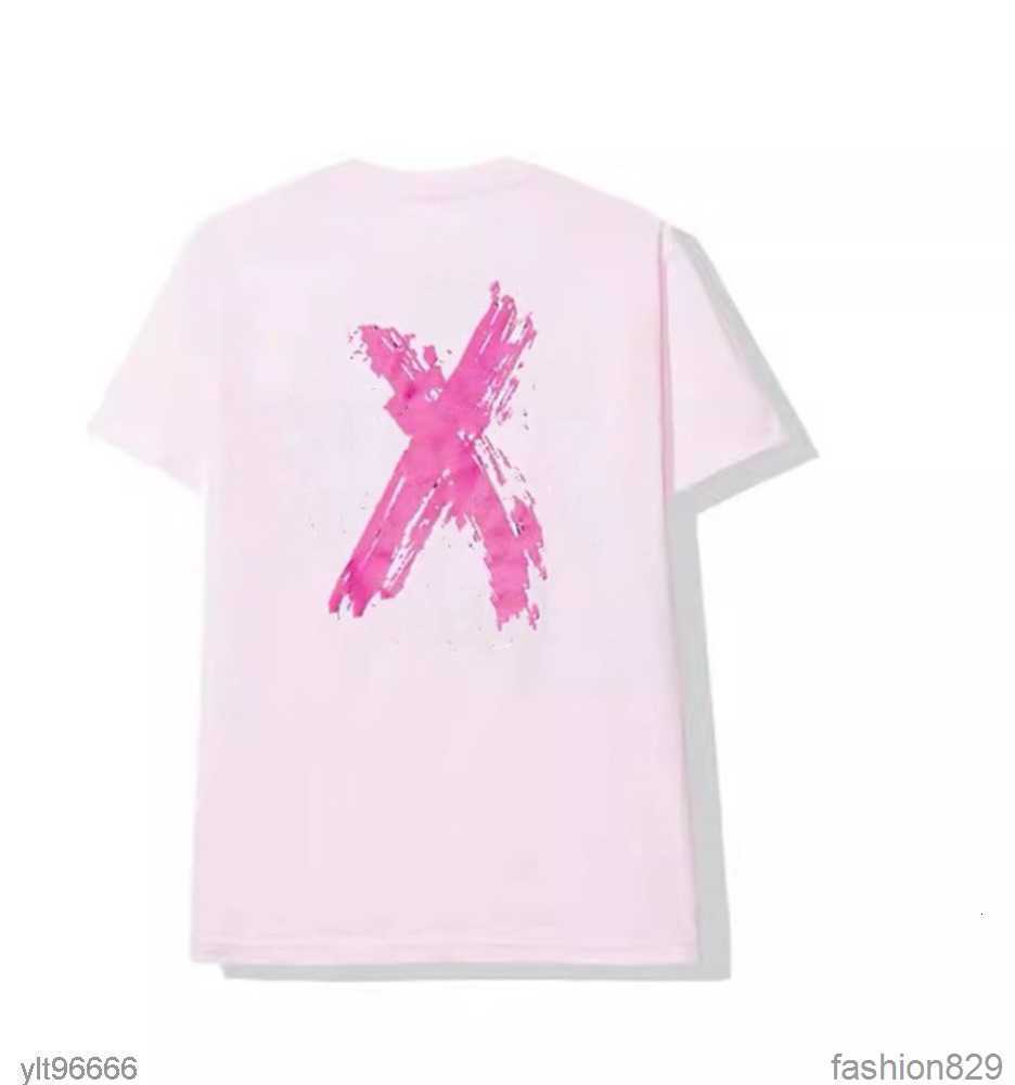 Men&#039;s t Shirts Fashion Anti Social Club Cross Print T-shirt Casual Couple Short43333