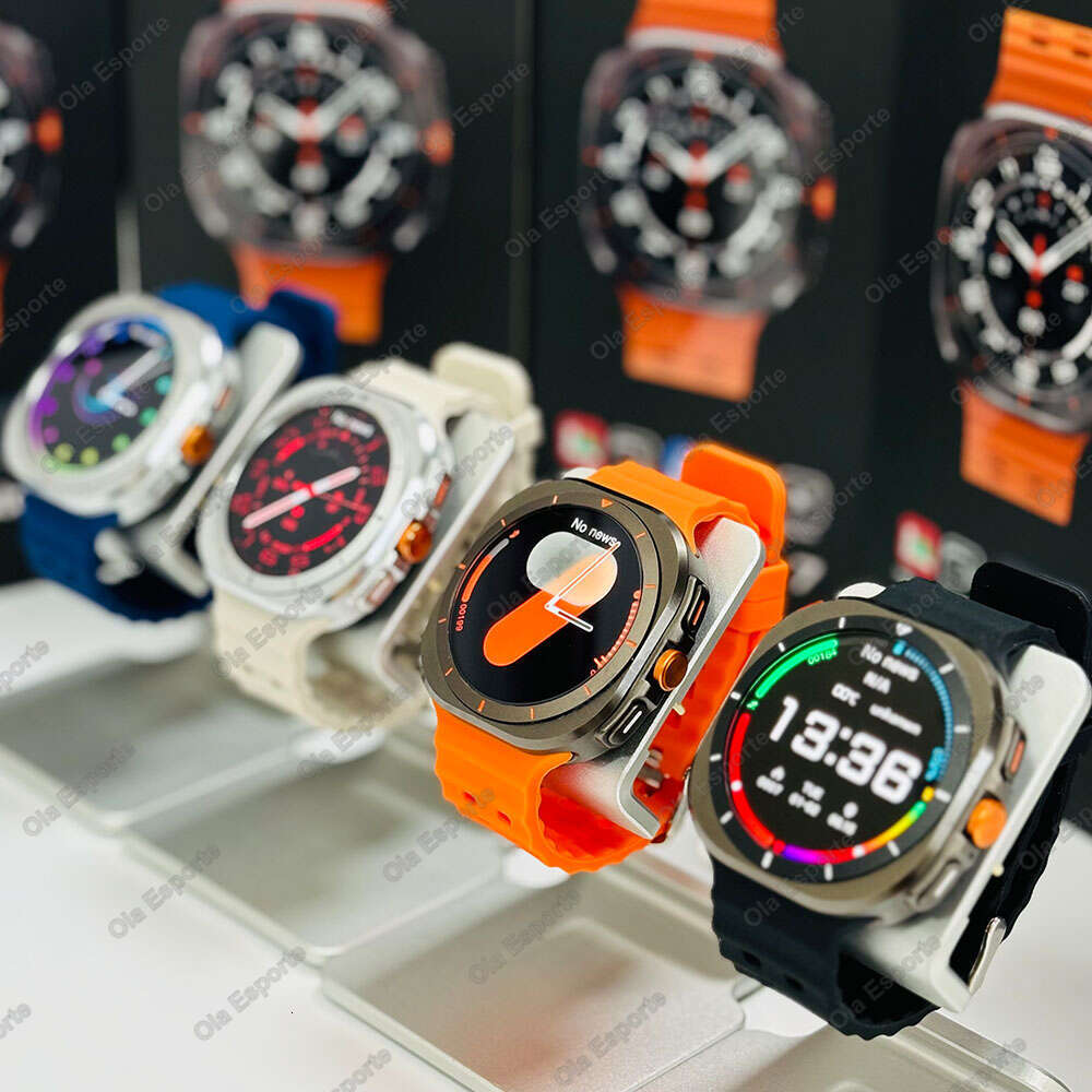 For Samsung 7 Ultra Compass Smart Watch Outdoor Sports Man AMOLED BT Call IP68 Galaxy 6 Upgraded Smartwatch