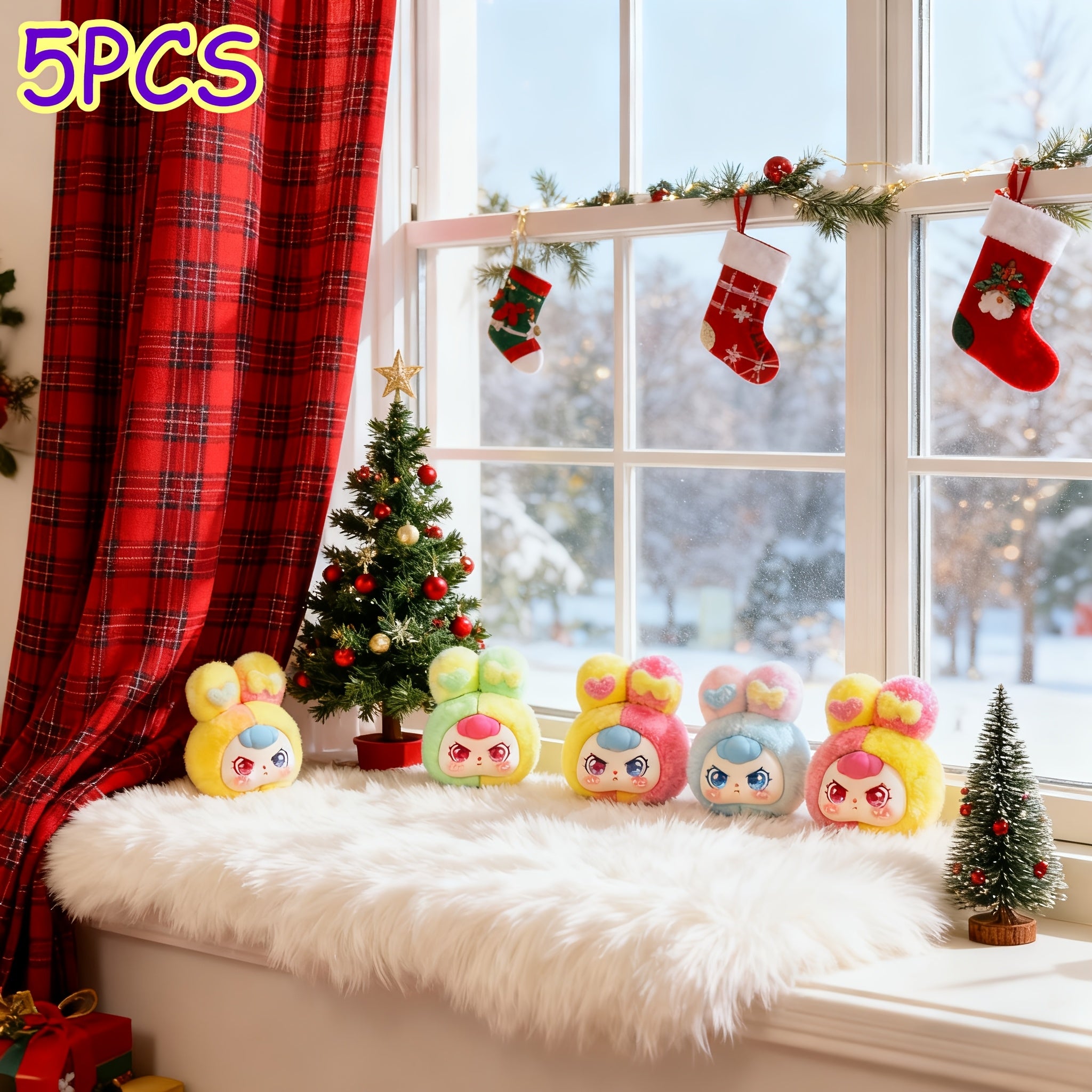 TEMU 3-5-6-9pcs Exquisite, Cute, And Vivid Decorations, And Soft Velvet Material, Perfect For Computer, Car, And Home Desktops, Party Decorations |