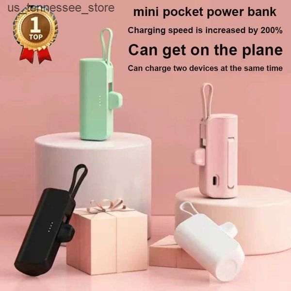 Cell Phone Power Banks 25W 10000mAh Wireless Power Bank Mini Caule Fast Charging Mobile Power Supply Emergency External Battery for Type-c I