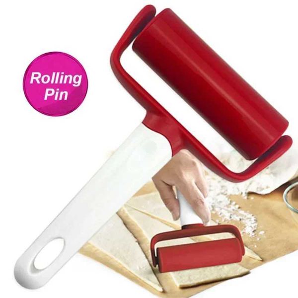 Rolling Pin Pastry Pizza Fondant Bakers Roller Plastic Cookie Dough Rolling Pin Kitchen Utensil DIY Kitchen Cooking GadgetsT250118