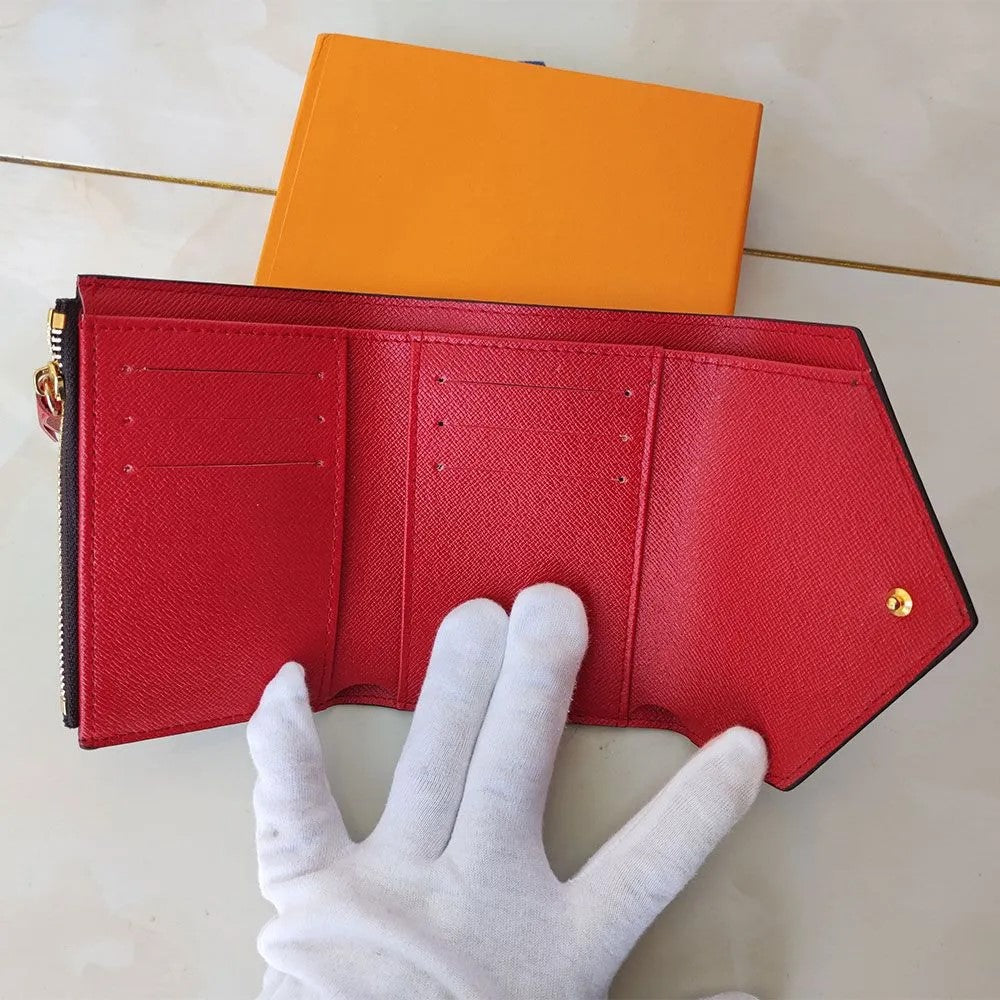 Wallets Holders Designer Wallets For Women Coin Purse Small Wallet Victorine Woman Card Holder Luxury Brown Flower Short Wallets Mini Wallets With O