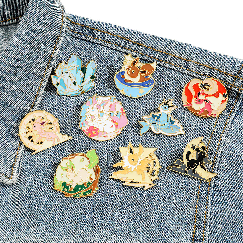 Childhood classical game yellow elf duck friend enamel pin Cute Anime Movies Games Hard Enamel Pins Collect Metal Cartoon Brooch Backpack Hat Bag Co