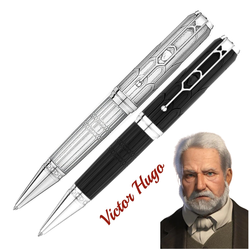 AAA High Quality Writers Edition Victor Hugo Rollerball Pen Special Cathedral Statue Cap Office School Writing Ballpoint Pens With Serial Number 581