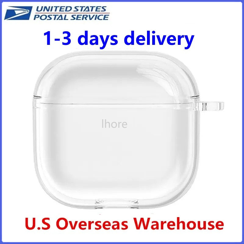 ANC Top quality Metal USB-C pro 2 Headband Headphone Accessories Transparent Solid Silicone Waterproof Protective case Maxs Headphones Case