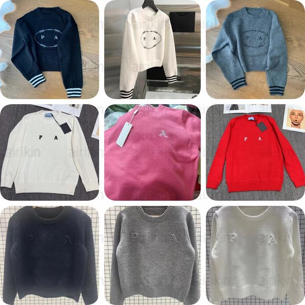 new 2025 designer Women&#039;s Sweaters Milano Italy Designer Womens Woollen Sweater Knitting Pullover Paris High Quality Flocking Classic S