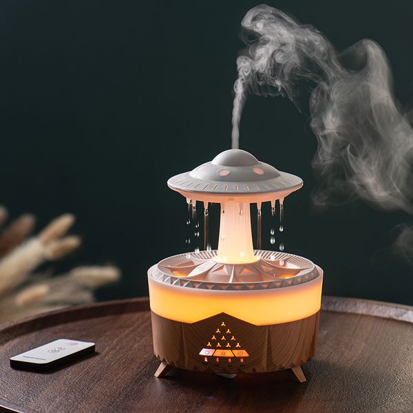 Humidifiers Water Drop Aromatherapy Humidifier Household Heavy Fog Desktop Mute Remote Control Essential Oil Ultrasonic Aroma Diffuser CL250