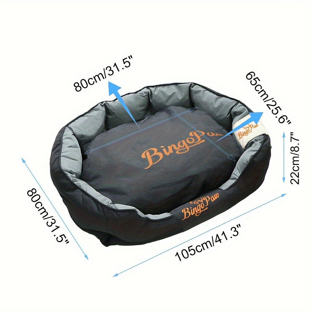 TEMU Large Heavy Duty Dog Bed Waterproof Thicken Pet Sofa With Removable Cushion For Large Dog