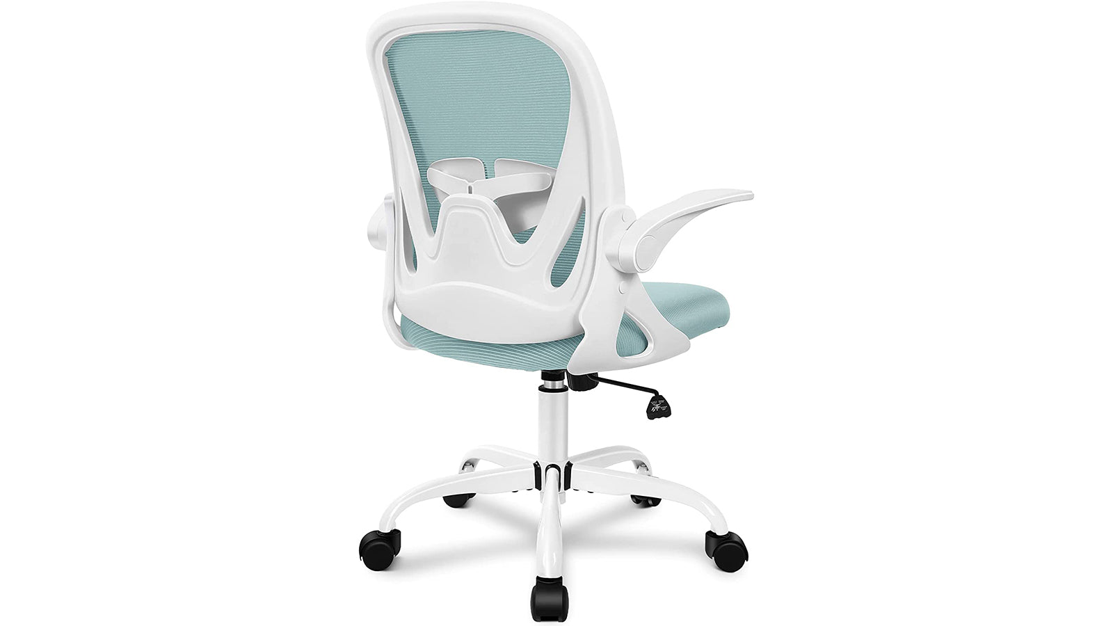 KERDOM Primy PR-934 Office Chair: Flip-up Arms Light blue