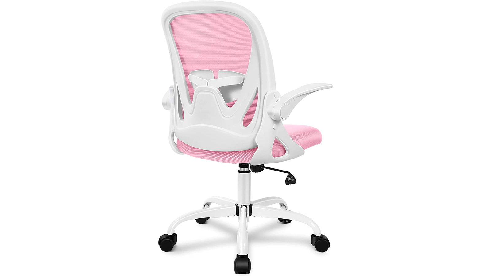KERDOM Primy PR-934 Office Chair: Flip-up Arms Pink