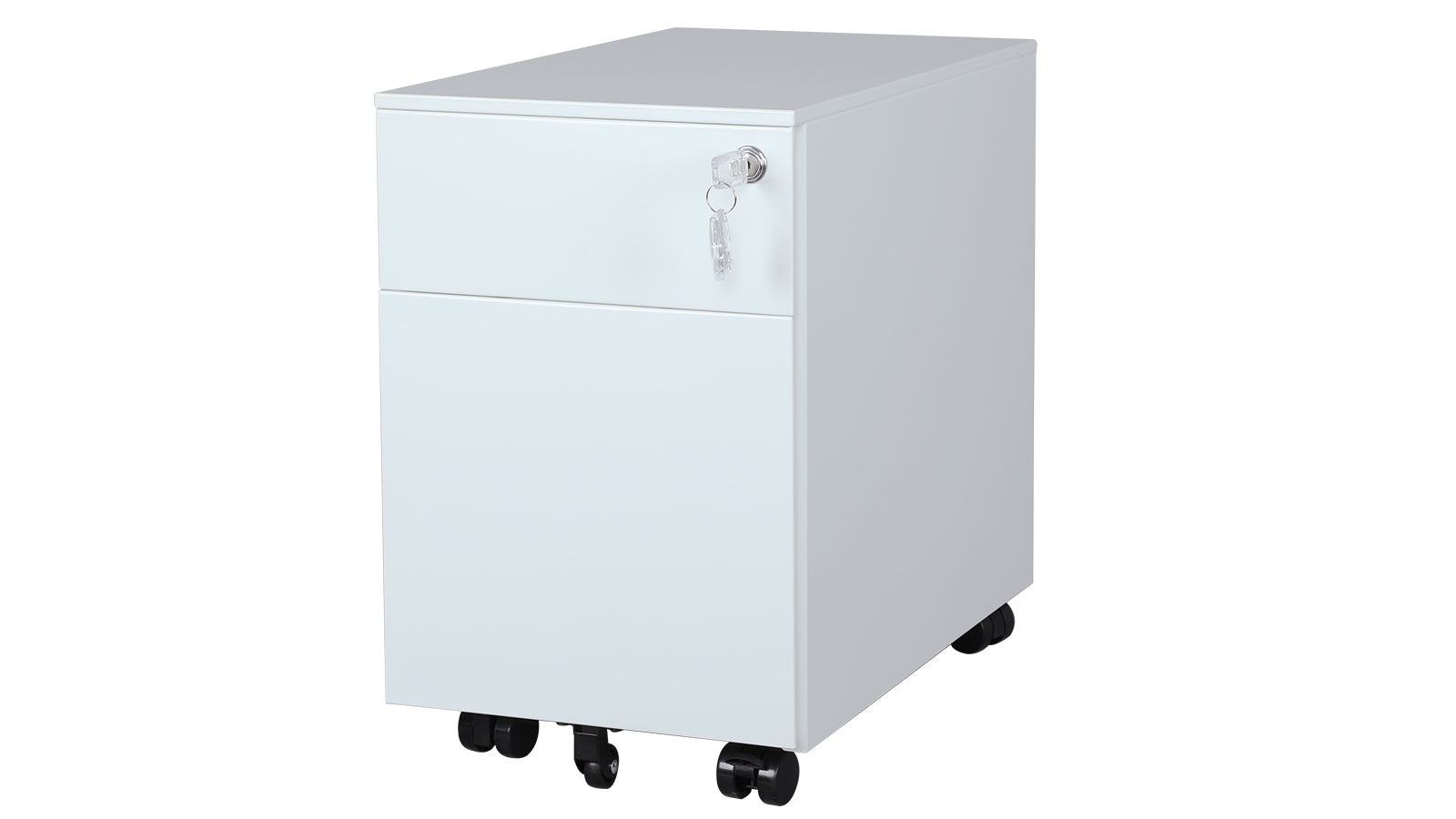 Northread Slim Filing Cabinet White