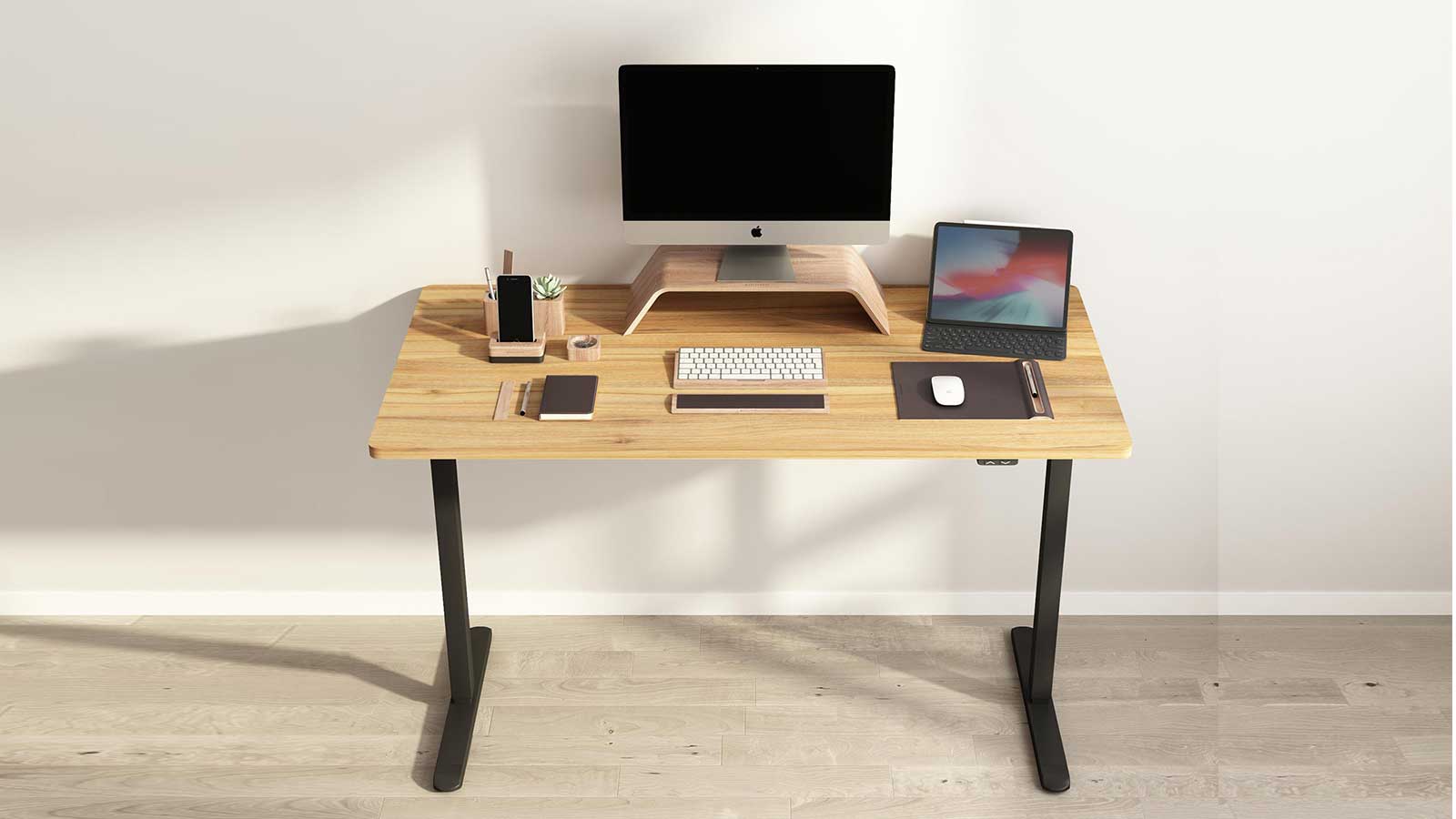 Northread Desk Top for Sit Stand Desk: Decorate Your Home Walnut - L 47.24 x 27.56 inch