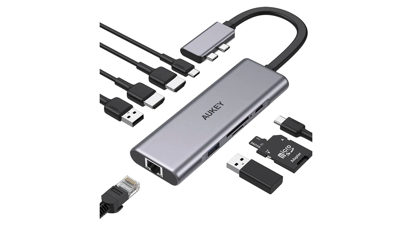 Racktodoor 9-in-2 USB-C Docking Station