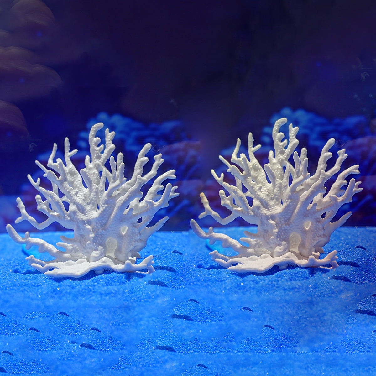 TEMU 2pcs Creative Underwater Decorations For Aquariums And Fish Tanks - Realistic Ornaments With , Aquatic Plants And Turtle Habitat, Aquarium