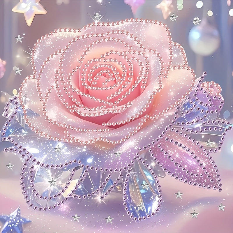 TEMU Special Shape Partial Mosaic , Suitable For Beginners 5d Diy Crystal Diamond Painting Kit, Wall Decoration Art For Bedroom, Office, Living Room