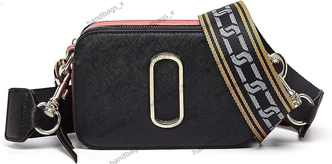designer bag MA Bag New cross grain texture M women&#039;s J wide shoulder strap fashion body one small square camera women With logo OBTZ