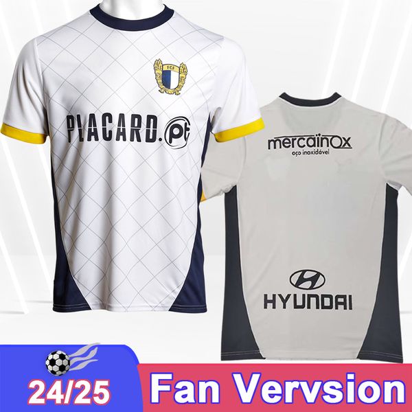 24 25 Famalicao Mens Soccer Jerseys RICCIELI CALEGARI MIHAJ SORRISO ROCHINHA ARANDA GIL DIAS Y.ZAYDOU Home Football Shirts