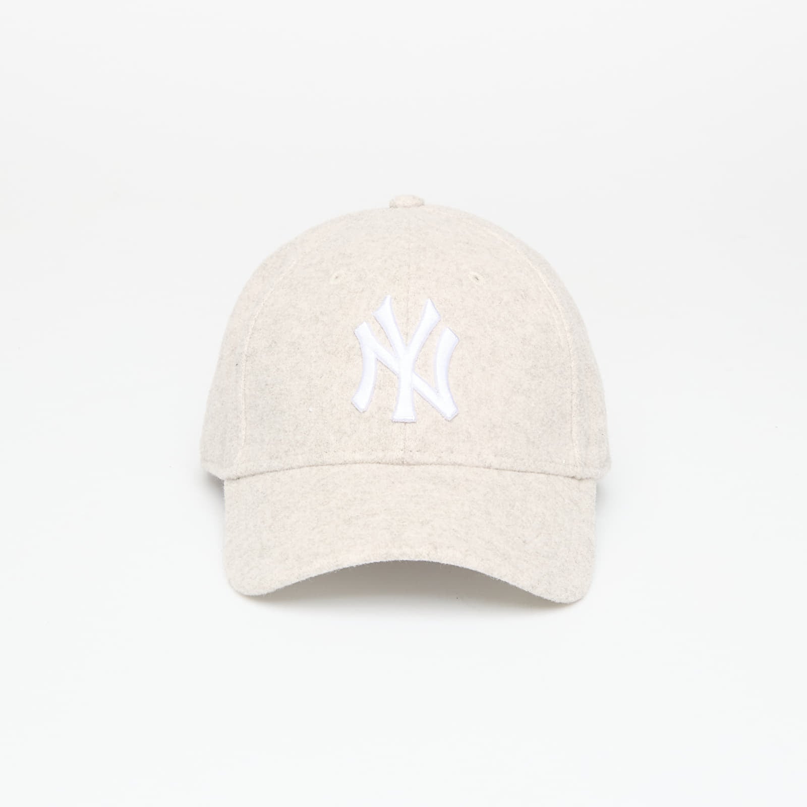 Hette New Era New York Yankees MLB Melton Wool 9FORTY Adjustable Cap Cream Universal