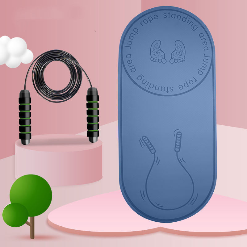 Fitness Mat Elasticity Rope Mat Durable Outdoor Yoga Mat Body Line Non-slip Mat 