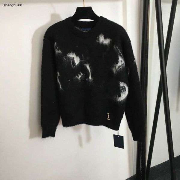 Luxo Mulheres Suéteres Designer Suéteres Logotipo de moda Bloom Dye Manga de manga comprida Manking Sweaters Clothing Clothing Nov20 Novo