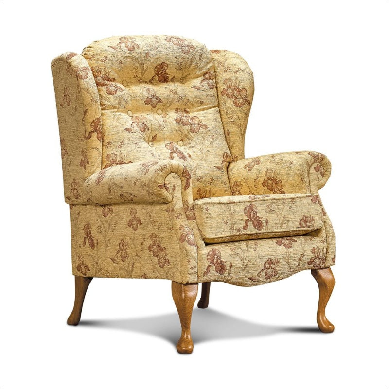 Sherborne Lynton Fireside Chair - Elegance Fabric - Light Beech